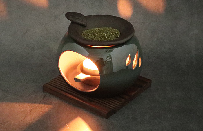 茶香炉　緑草
