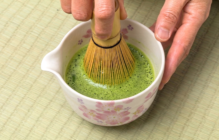 	
片口抹茶椀セット 華まつり