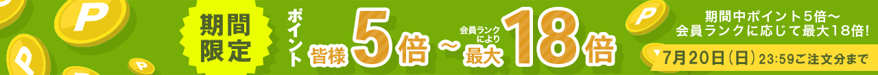 ポイント5倍