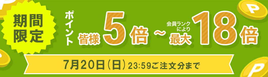 ポイント5倍