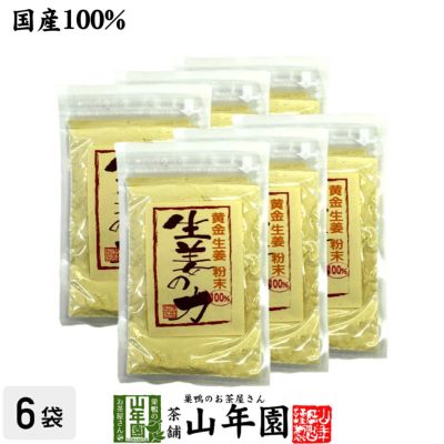 しょうが 粉末 国産 生姜の力 55g×6袋セット