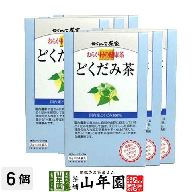 おらが村の健康茶 どくだみ茶 3g×24パック ×6袋セット