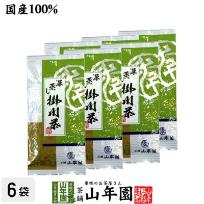 【掛川茶】掛川深蒸し茶100g ×6袋セット