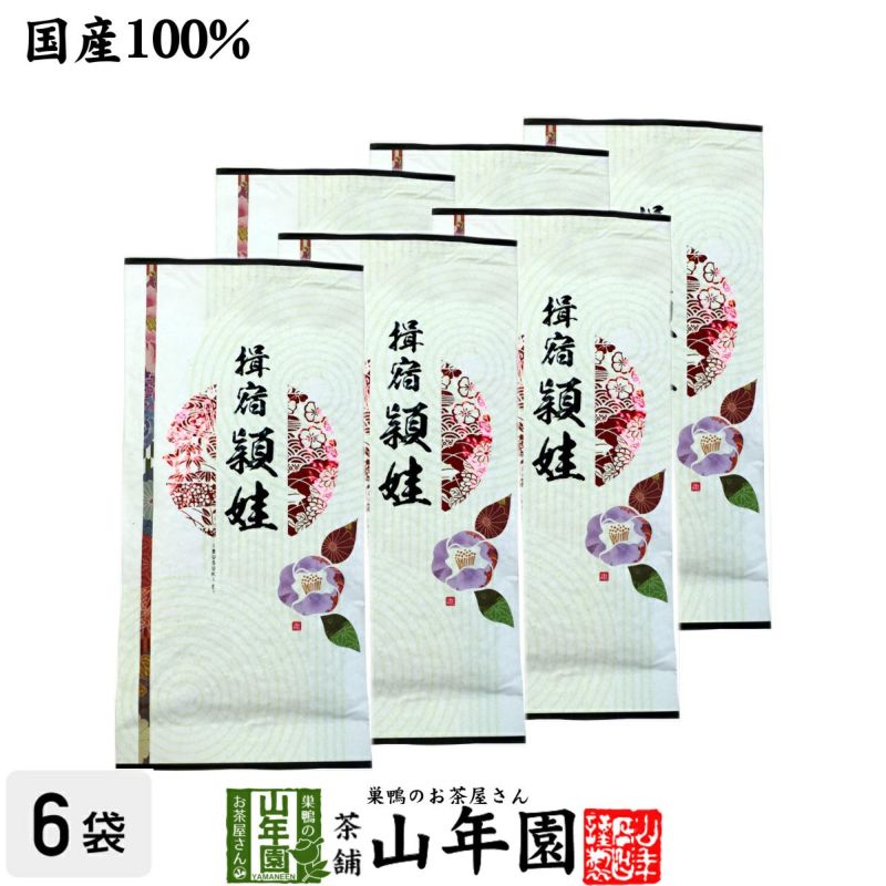 日本茶 お茶 煎茶 茶葉 頴娃 100g×6袋セット