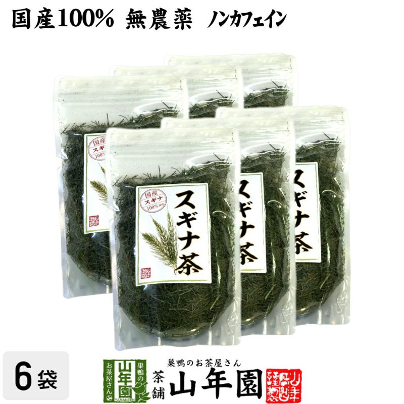 【国産 100%】スギナ茶 70g×6袋セット 無農薬 ノンカフェイン 宮崎県産