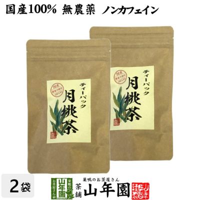 【国産 100%】月桃茶 2g×20パック×2袋セット ティーパック ノンカフェイン 沖縄県産 無農薬 月桃水