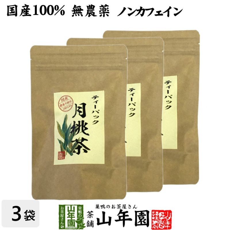 国産 100%】月桃茶 2g×20パック×3袋セット ティーパック ノンカフェイン 沖縄県産 無農薬 月桃水 | 巣鴨のお茶屋さん山年園