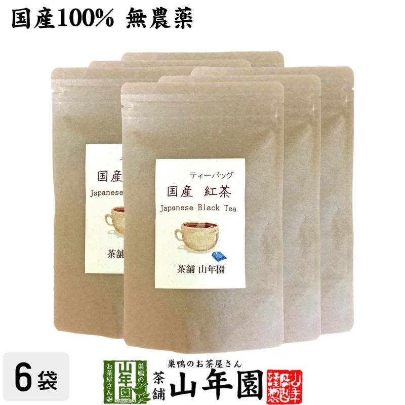 【国産 100%】巣鴨のお茶屋さんの紅茶 2g×15パック×6袋セット ティーパック ティーバッグ 静岡県産