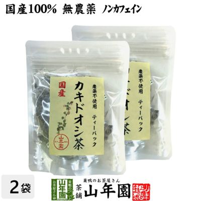 【国産 100%】カキドオシ茶 ティーパック 1.5g×20パック×2袋セット 宮崎県産 無農薬 ノンカフェイン