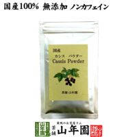 【国産 無添加 100%】カシスパウダー 粉末 50g ノンカフェイン 青森県産