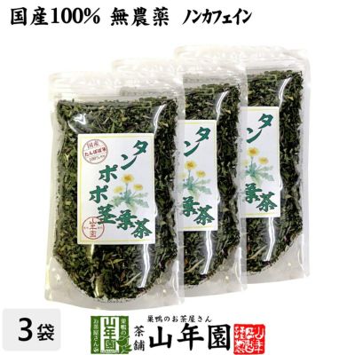 国産100% タンポポ茎葉茶 無添加 70g×3袋セット