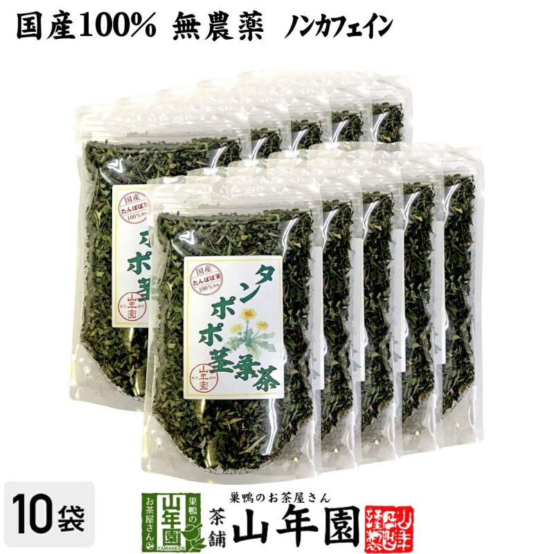 国産100% タンポポ茎葉茶 無添加 70g×10袋セット