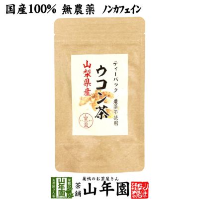 【国産 無農薬 100%】ウコン茶 1.5g×10包 ティーバッグ うこん 沖縄県産 ノンカフェイン