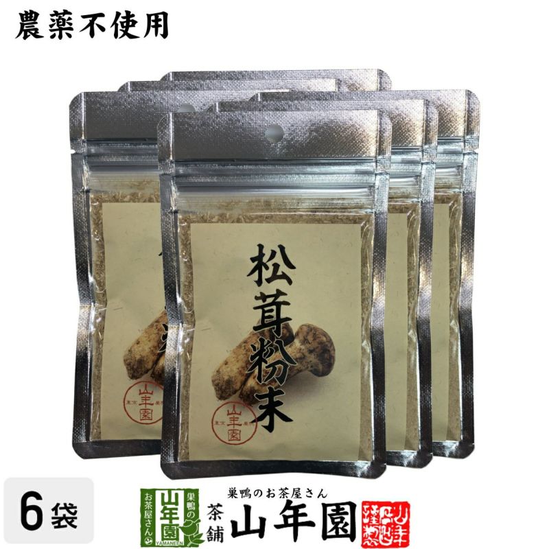 【農薬不使用】 松茸粉末 20g×6袋 送料無料