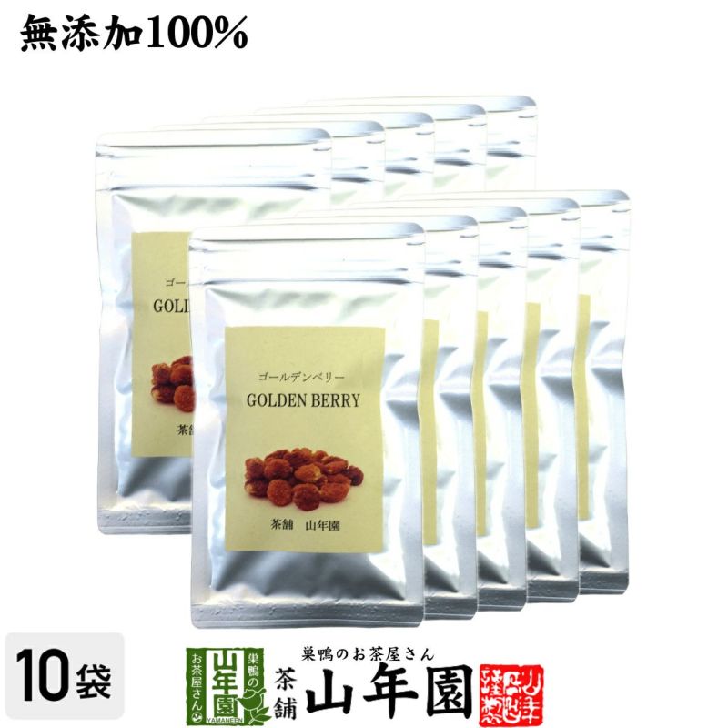 【無添加】ゴールデンベリー 100g×10袋セット インカベリー 食用ほおずき