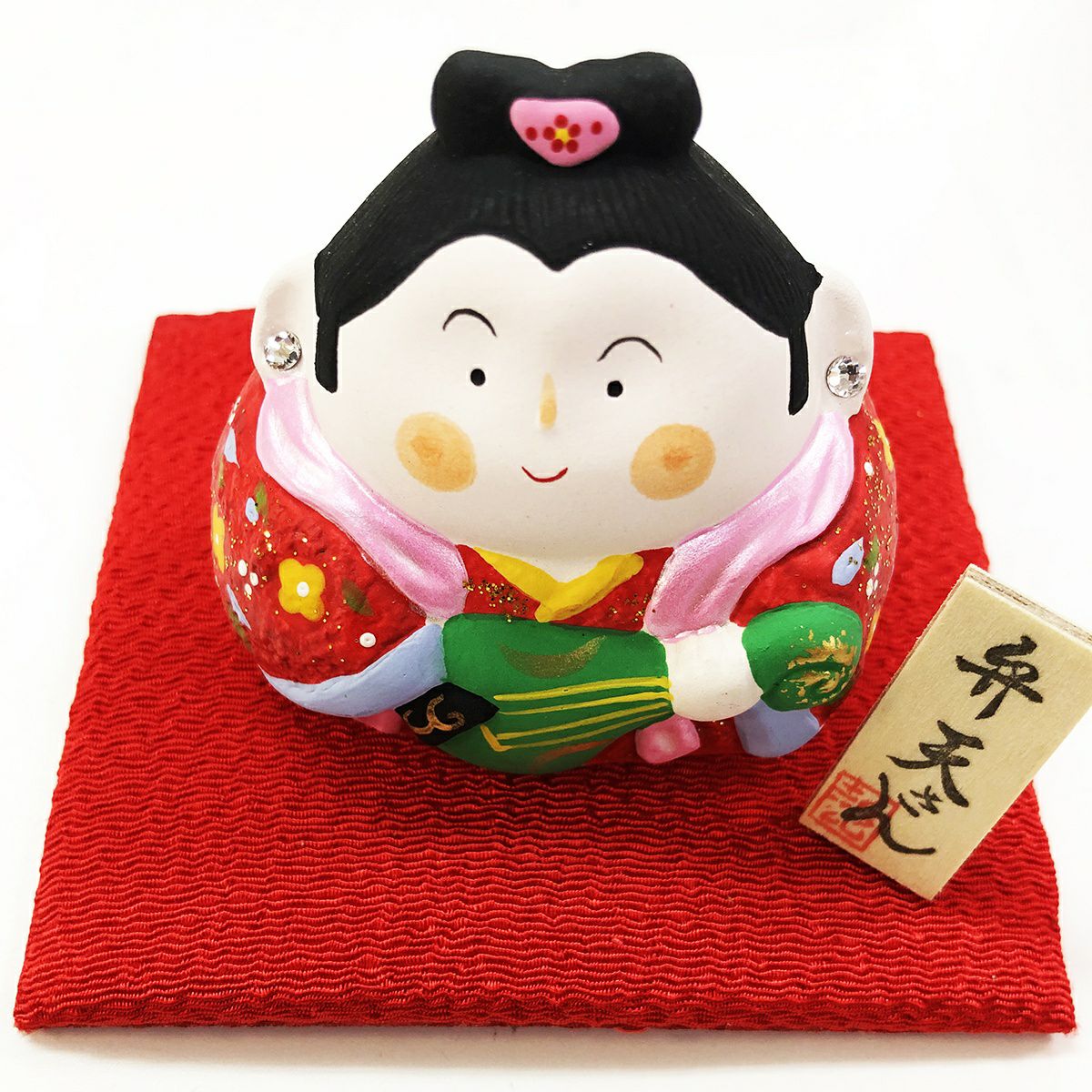 七福神 置物 【福笑 弁財天】 レビュー | 巣鴨のお茶屋さん山年園